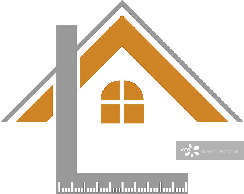 住宅屋顶设计图标Logo图片素材