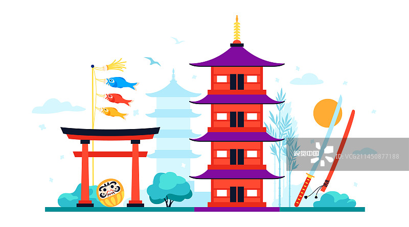 旭日之地现代彩色设计图片素材