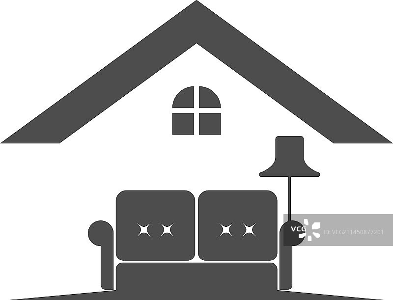 住宅屋顶设计图标Logo图片素材