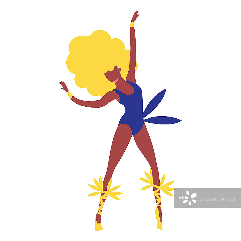 嘉年华上的美丽女人图片素材