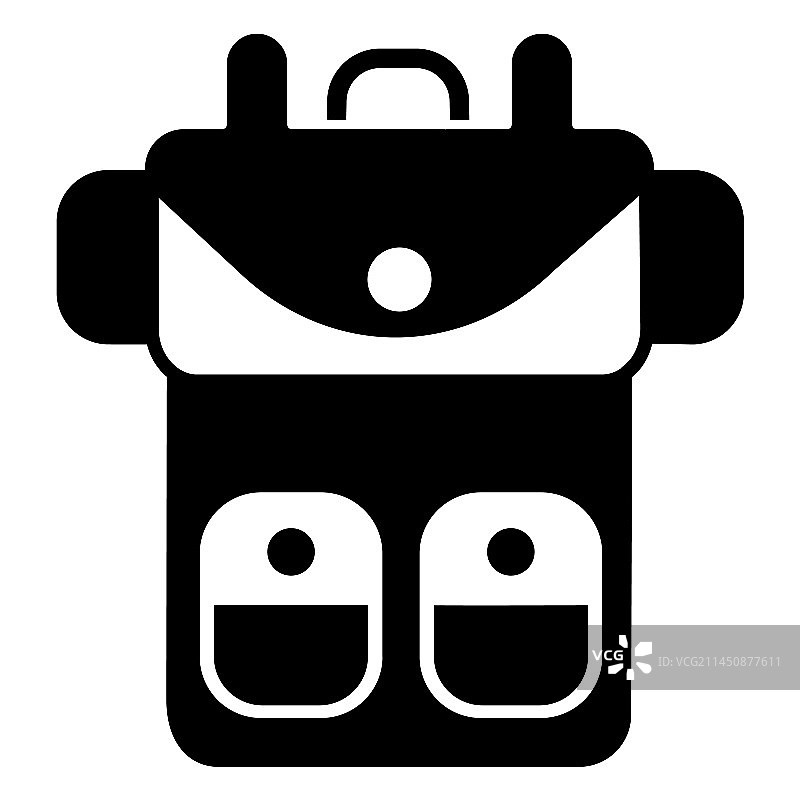 露营背包笔触图片素材