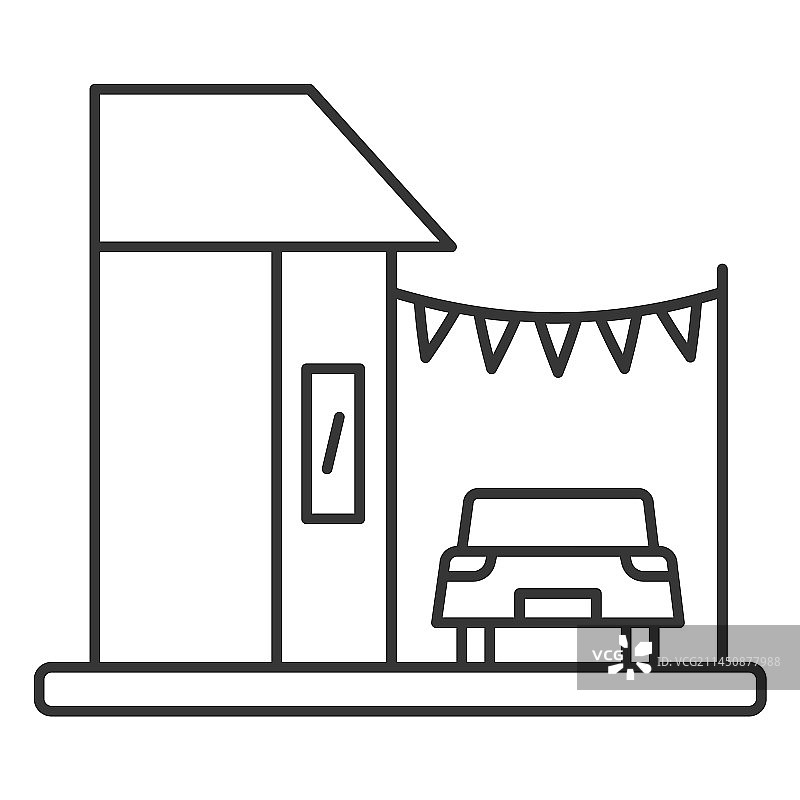 洗车店建筑图片素材