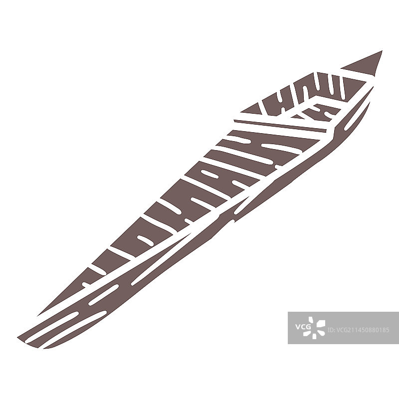 独木舟剪影图片素材