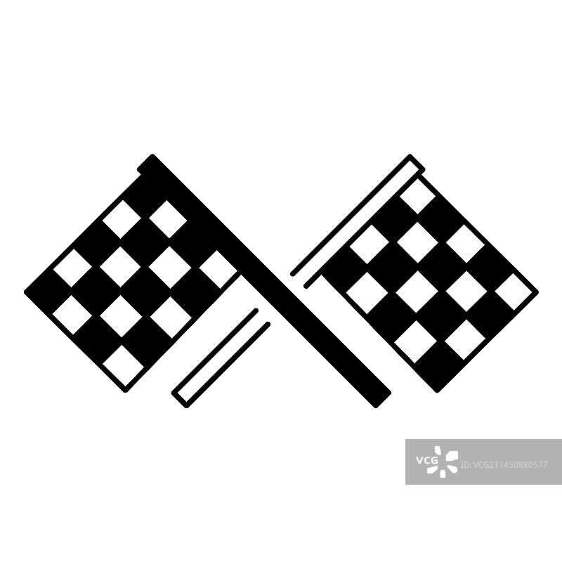 赛车旗帜获胜者图片素材