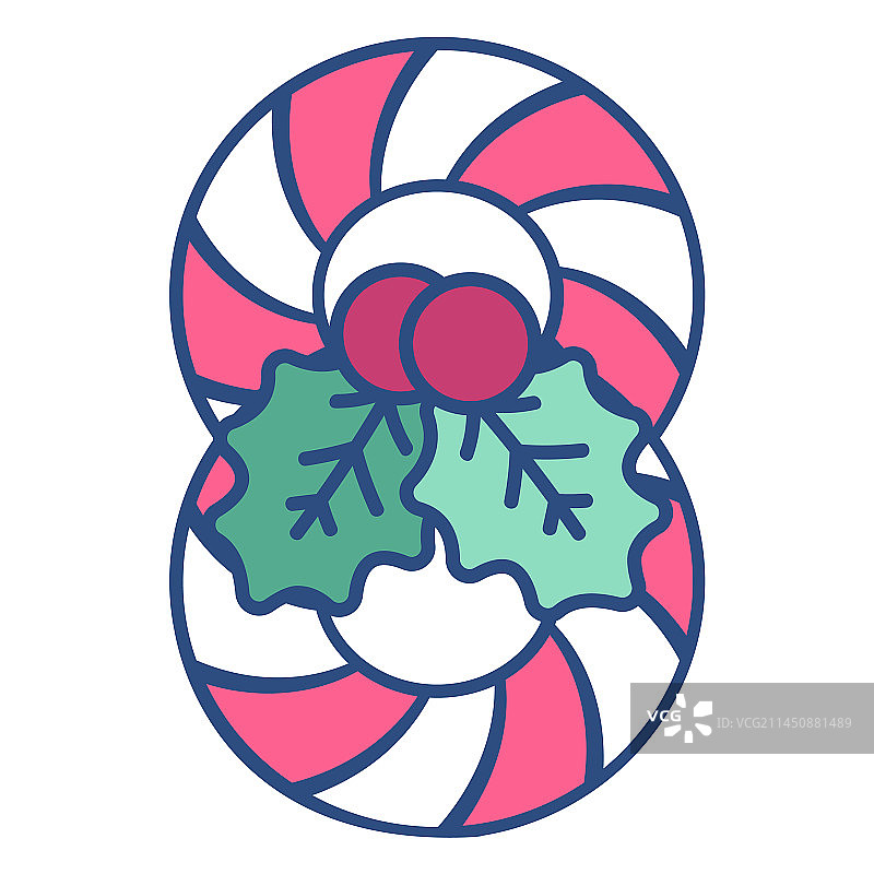 圣诞节糖果手杖图片素材