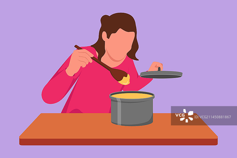 家庭主妇平面设计图图片素材