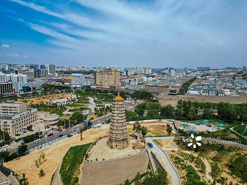 榆林 镇远门 榆阳区 凌霄公园   普济寺 榆林古街 夫子庙 世纪广场图片素材