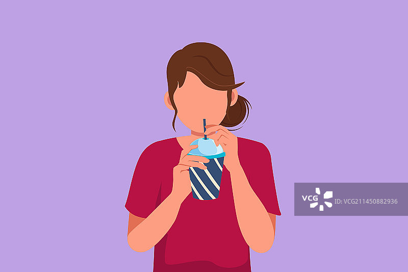 女性平面设计绘图人像图片素材