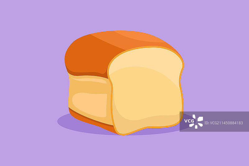 扁平风格人物绘画：新鲜美味的线上白色图片素材