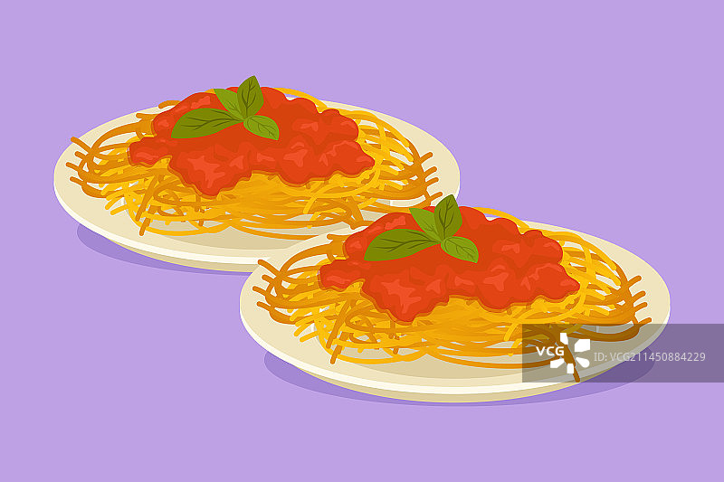 扁平风格美味食品图片素材