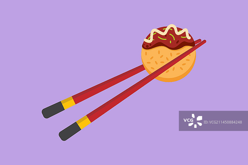 扁平风格美味食品图片素材