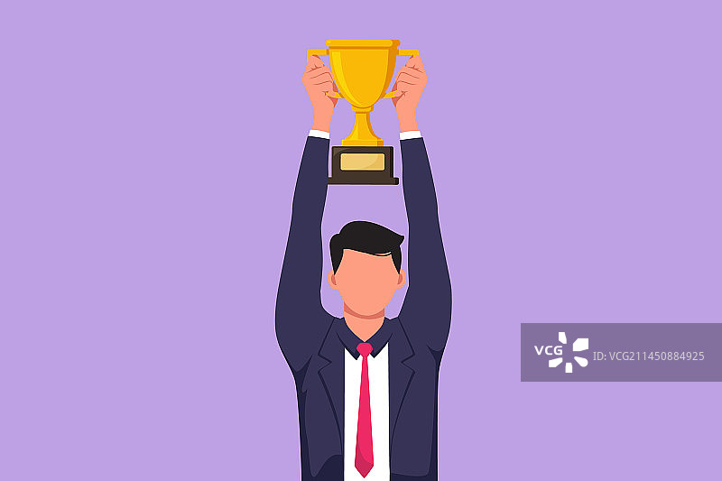 平面设计图：身穿西装的商人图片素材