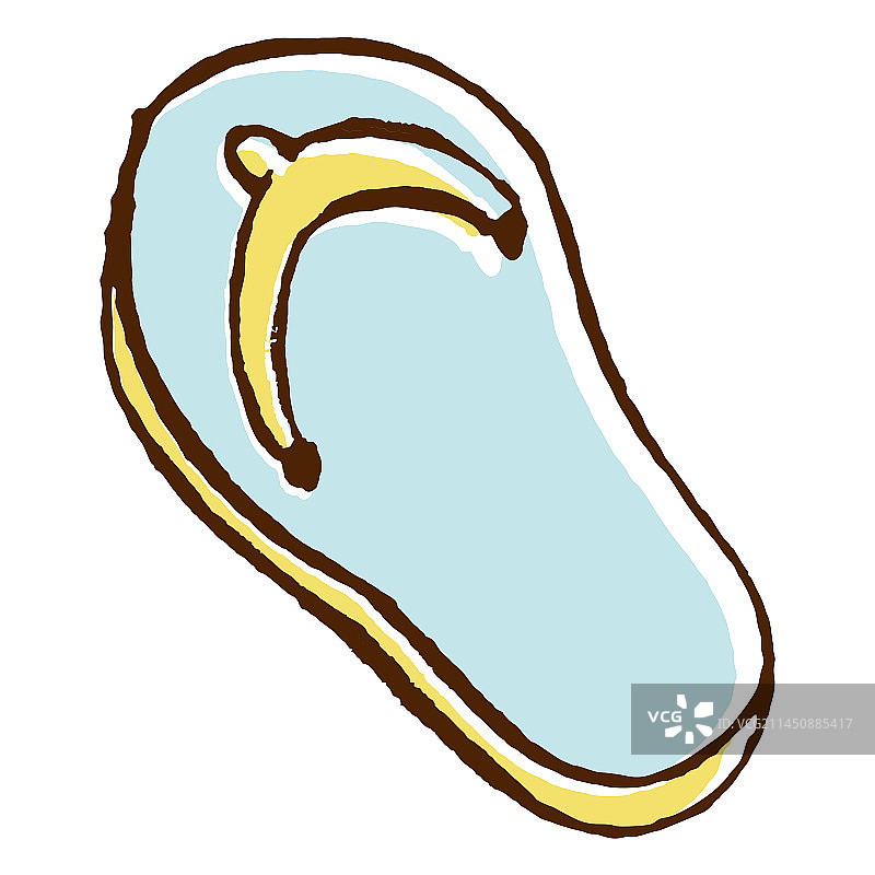 露营凉鞋图标图片素材