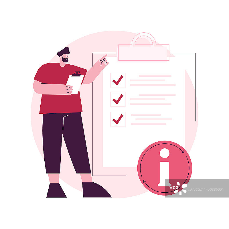 客户服务指南抽象概念图片素材