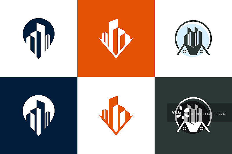 创意建筑Logo设计合集图片素材