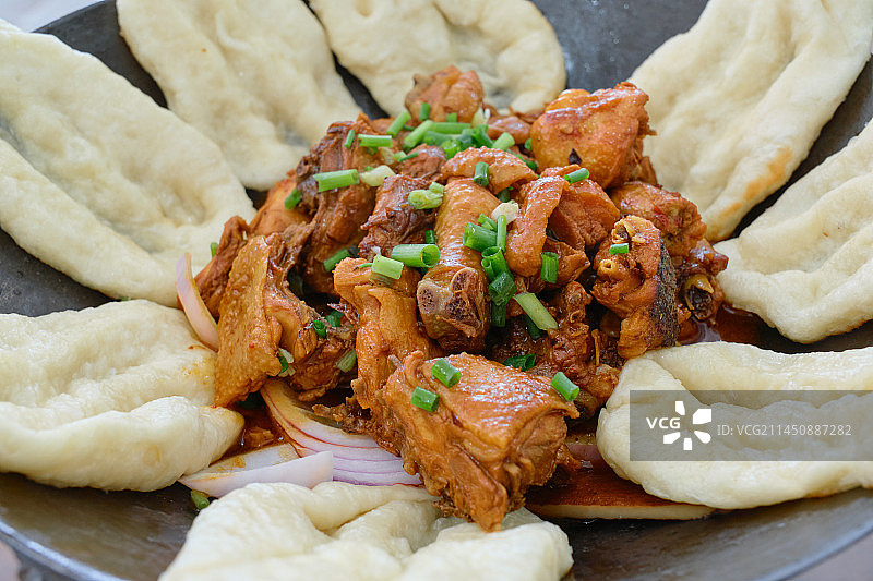 安徽名吃地锅鸡图片素材