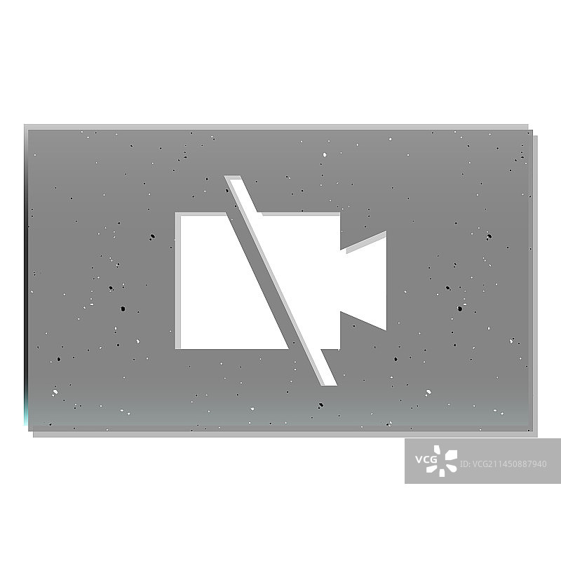 相机关闭按钮矩形图标图片素材