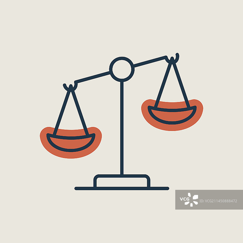 法律比例图标公正轮廓图标图表图片素材
