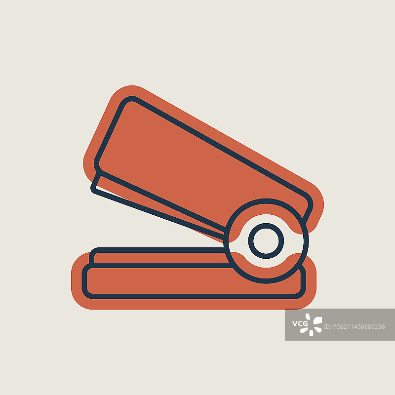 订书机轮廓图标工作区符号图形符号图片素材