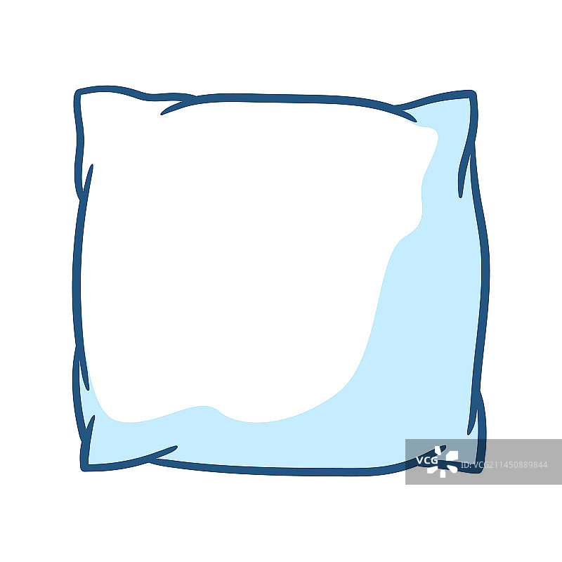 柔软蓬松的睡眠枕头配件图片素材