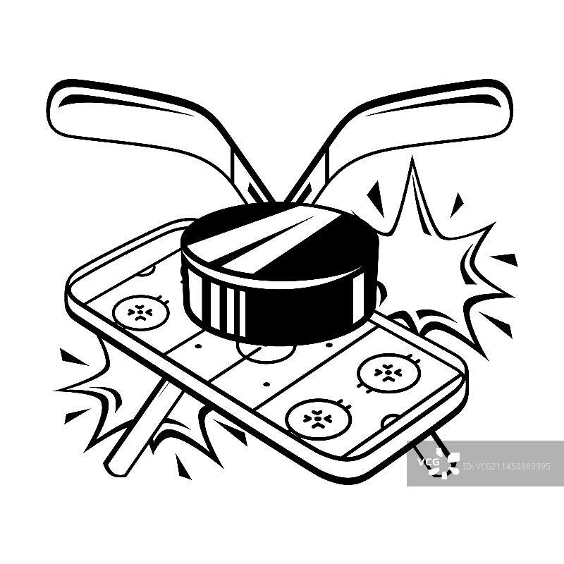 带有曲棍球运动俱乐部标志图片素材