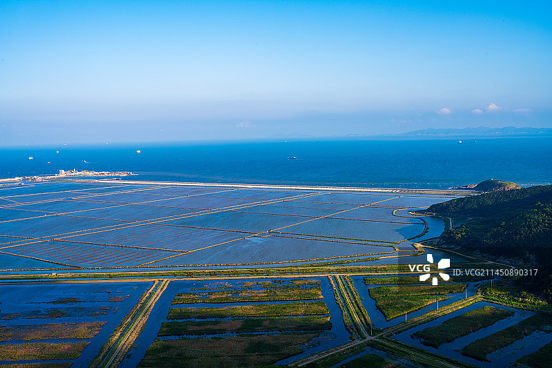 海滩上的田野（浙江舟山衢山岛）图片素材