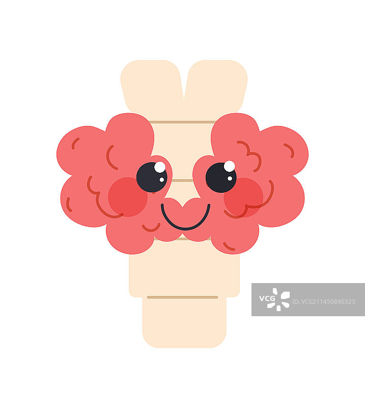 可爱的人物甲状腺概念图片素材