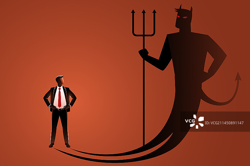 商务男士双手叉腰站立图片素材