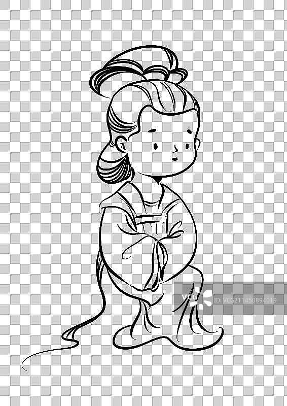 仕女图图片素材