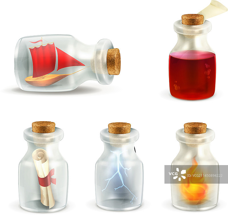 罐子合集图片素材