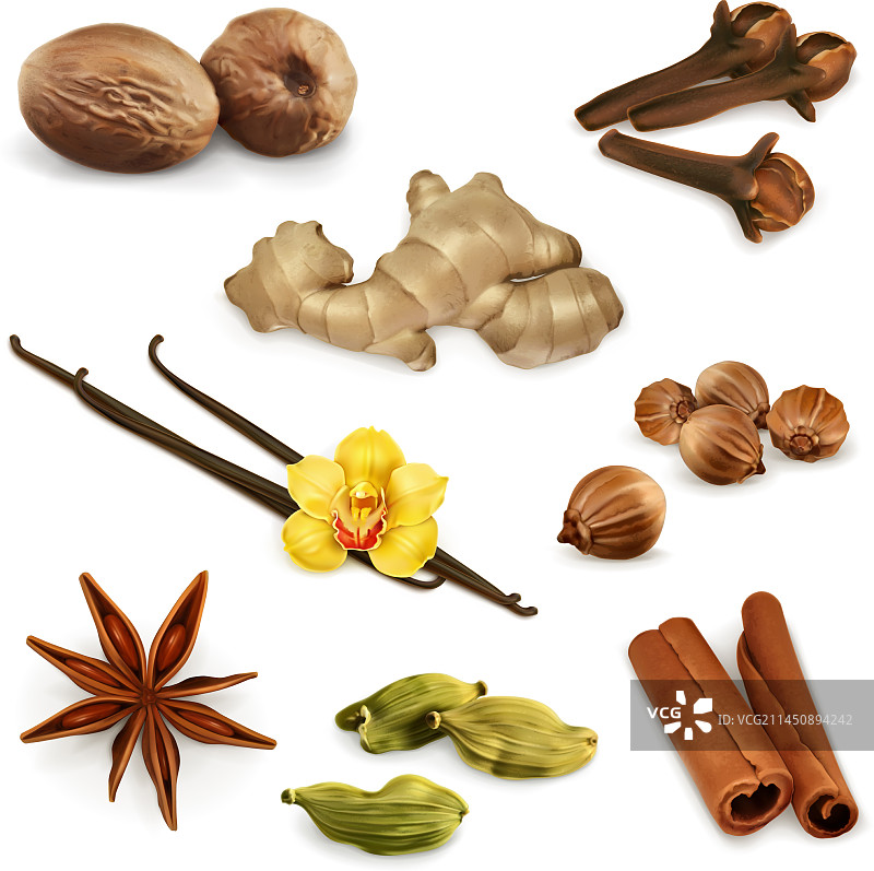 香料图标集图片素材