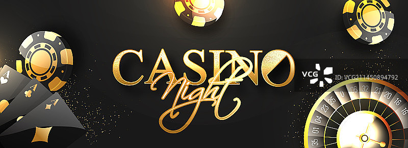 金色文字网站页眉banner设计图片素材