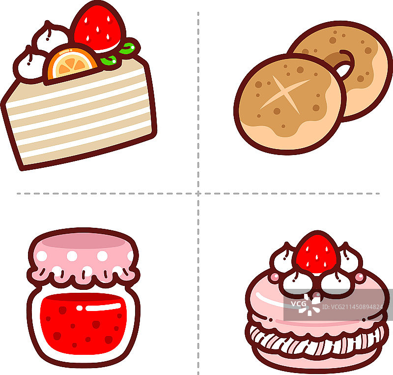 甜点图标设计图片素材