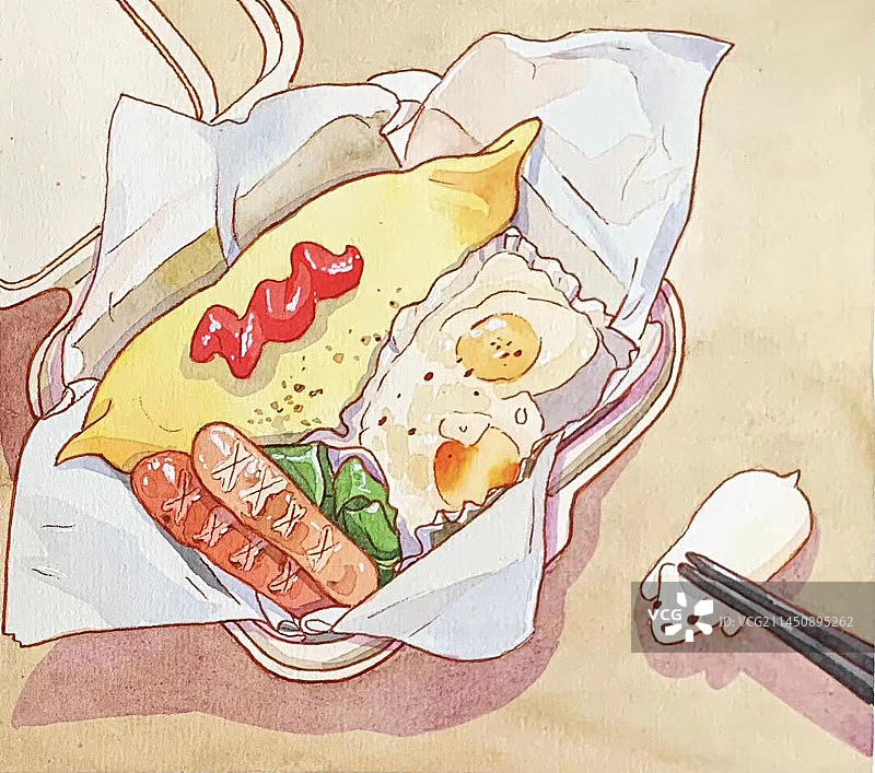 餐桌上的食物图片素材