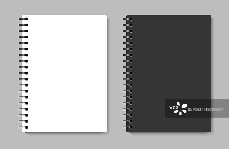 逼真笔记本样机展示图片素材