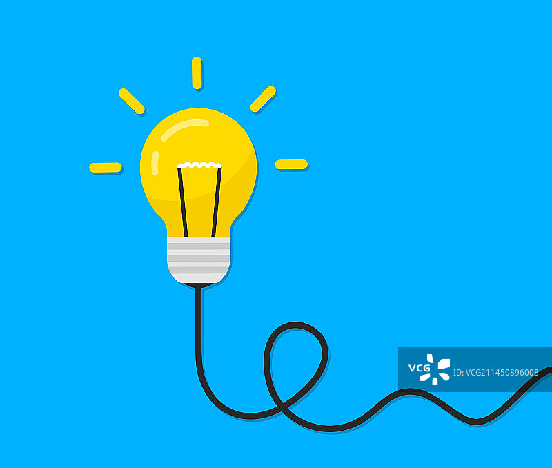 灯泡创意概念图片素材