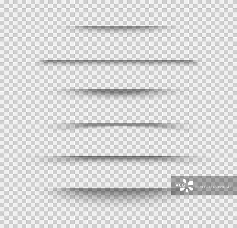 透明纸张阴影效果图片素材