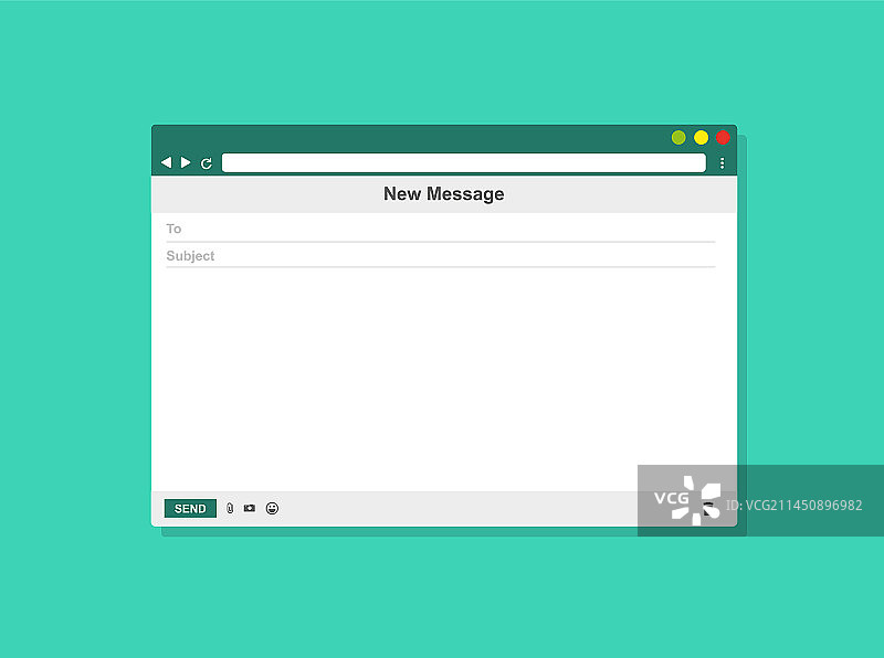 电子邮件空白模板图片素材