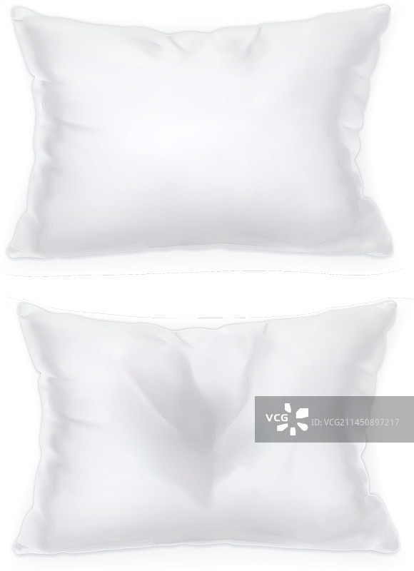 白色枕头图片素材