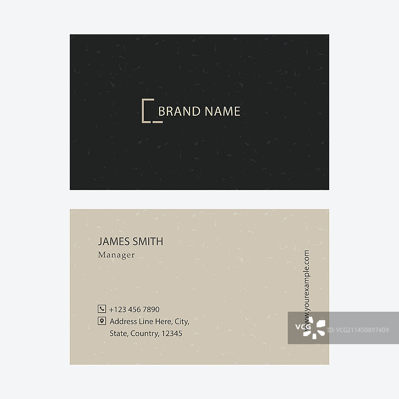 双面商务或名片设计图片素材