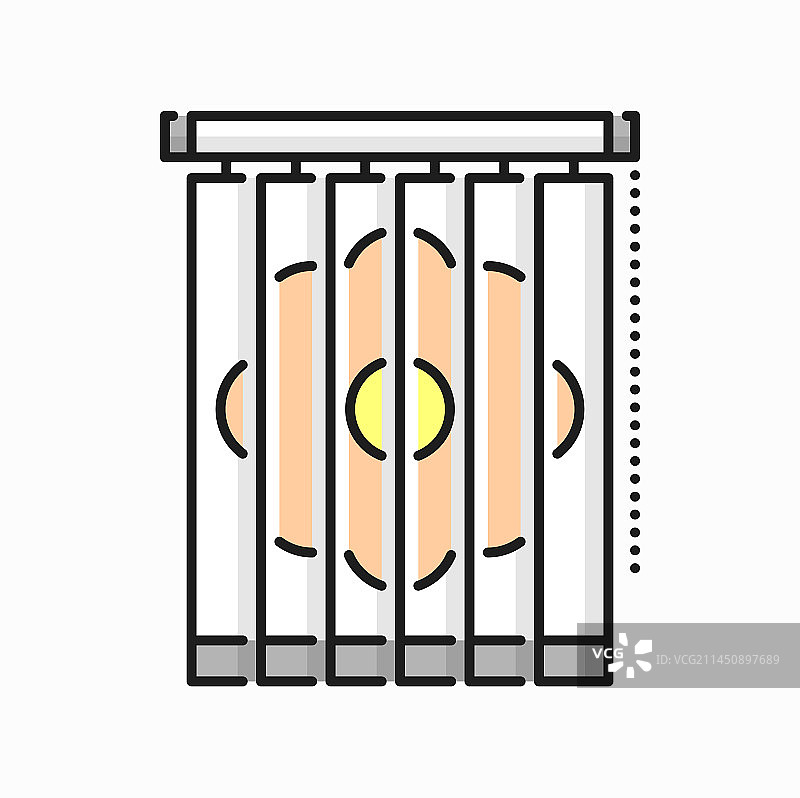 日式百叶窗帘图片素材