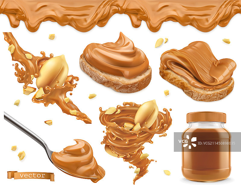 3D花生酱图标图片素材