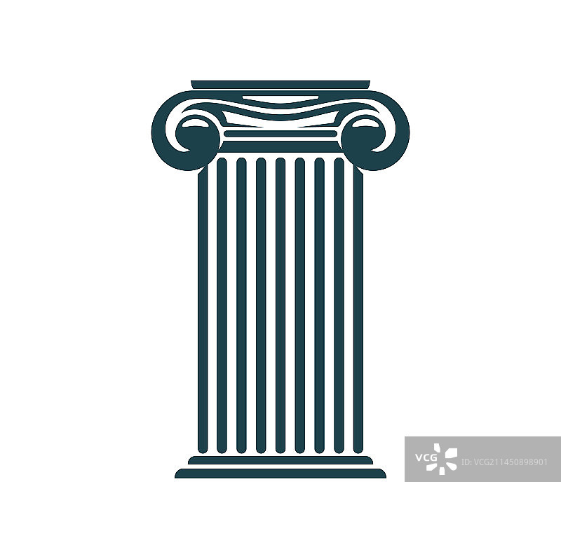 古希腊柱和罗马柱图标图片素材