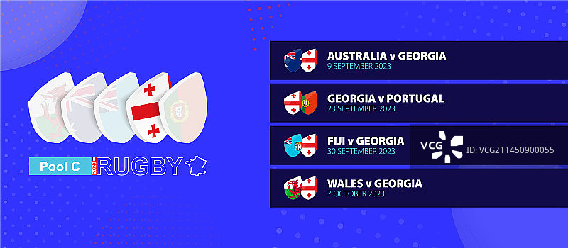 格鲁吉亚橄榄球队比赛日程图片素材