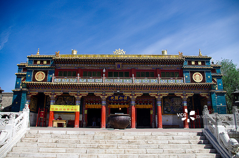 呼和浩特小召寺图片素材