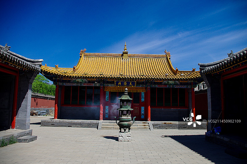 呼和浩特小召寺图片素材