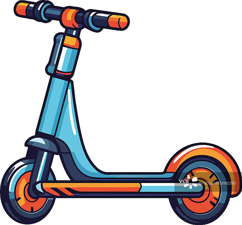 彩色电动滑板图片素材
