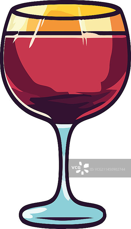 易碎的葡萄酒杯图片素材