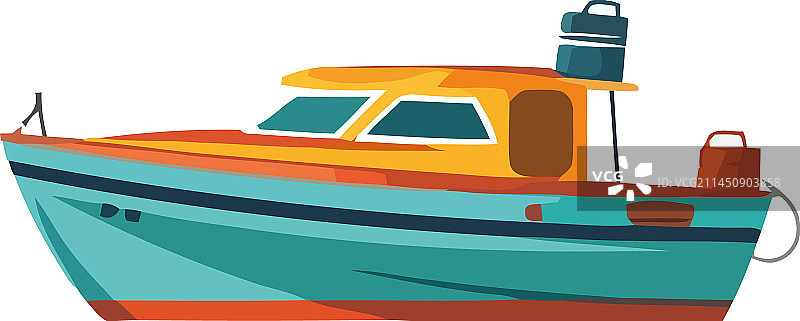 夏季探险帆船图片素材