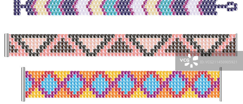 嬉皮士手镯饰品套装图片素材